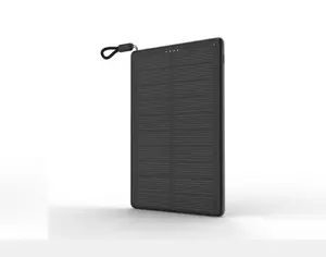 High efficiency solar power bank with big solar panel for mobile charging