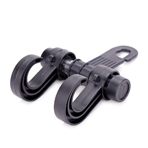 Car Seat Back Hooks Double Hook A1718 Plastic Slip Hook For Car Interior Storage Headrest Mounting - Product Image 3