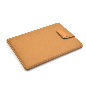Custom Pure Color Simple Cheap Laptop Inner Bag Felt Bag Non-woven Laptop <strong>Sleeve</strong> With Magnet Button for Laptop, <strong>Ipad</strong> Kindle - Product Image 3