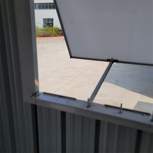 Tout nouveau hangar de jardin de stockage <span class=keywords><strong>en</strong></span> métal préfabriqué moderne <span class=keywords><strong>bois</strong></span> traité sous pression extérieur pour le stationnement de voiture Type naturel <span class=keywords><strong>toit</strong></span> <span class=keywords><strong>plat</strong></span> - Product Image 4