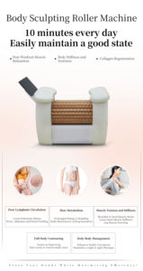 Silla de Masaje con Rodillos para Adelgazar el Cuerpo, Relajación Corporal Completa, Alivio del Dolor Muscular y Rodillo Linfático - Product Image 2