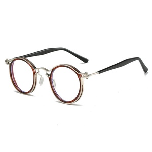<span class=keywords><strong>Occhiali</strong></span> Retrò Vintage <span class=keywords><strong>con</strong></span> Montatura Solida Rotonda, <span class=keywords><strong>Lenti</strong></span> Anti Luce Blu, Montatura Completa Unisex, <span class=keywords><strong>con</strong></span> o Senza Prescrizione per Adulti - Product Image 5