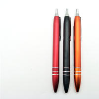 Stylo à bille rétractable avec bannière publicitaire en métal imprimé avec logo et stylet