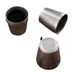 Tazza Vintage in Acciaio Inox 304 per Acqua e Birra, Antiscottatura, Grigio Fiocco di Neve, per Uso Commerciale - Product Image 5