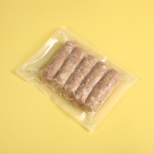 Saco a Vácuo Transparente Personalizado para Alimentos com 3 Lados e Fenda de Abertura Fácil, Embalagem Plástica Pequena para Armazenamento de Carne - Product Image 1