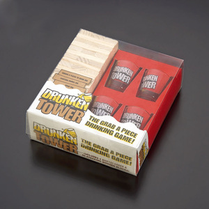 Jouets de blocs de construction en bois avec verres à vin et jeux livraison directe jouets éducatifs - Product Image 2