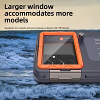 Étui de plongée PC étanche IP68 pour iPhone 16 Pro Max et 15 universel sous-marin 15m coque de téléphone portable protecteur de caméra inclus