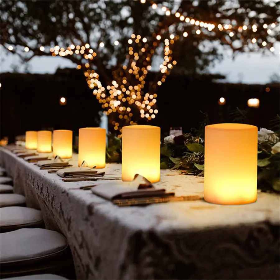 اللاسلكي طاولة مسبح ضوء بطارية تعمل الفاخرة المحمولة قابلة للشحن اللاسلكي مطعم بقيادة الجدول ضوء المصباح