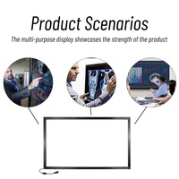 Nouvelle Vente Directe Usine Cadre Tactile Infrarouge Multi-Touch DIY 32 Pouces 20 Points Interface USB en Aluminium pour la Maison, les Étudiants et le Stock