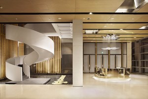 Vòng cong rãnh WPC tường bảng tùy chỉnh màu tre sợi tường Bảng điều khiển hình học Nhựa Tre Bảng điều khiển cho thương mại hộ gia đình - Product Image 5