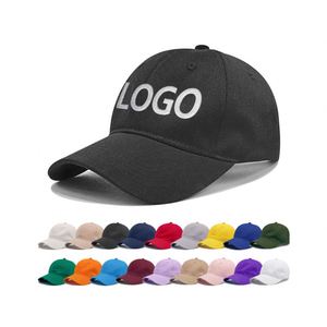 Soft Cotton Baseball Cap Custom Logo Sun <b>Hat</b> <b>for</b> Men & Women - Bulk Promotional Headwear - Product Image 1