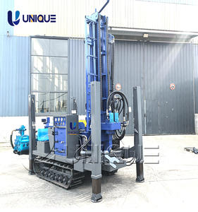 Appareil de forage rotatif pour puits d'eau Perceuse automatique pour eau de forage Moteur diesel 200m 300m Profondeur Nouvelle solution de construction - Product Image 6