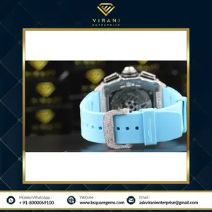 Vv สแตนเลสพร้อมนาฬิกาเพชรสไตล์ฮิปฮอปที่ผ่านการรับรอง Gra สําหรับผู้ส่งออกและผู้จัดจําหน่ายทั่วโลก - Product Image 4