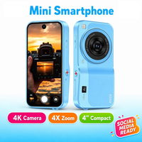 Mini Teléfono Celular S18 Ligero, Doble SIM, Face ID, Teléfono Móvil 3+64G, Android 3G 4G, Mini Smartphone