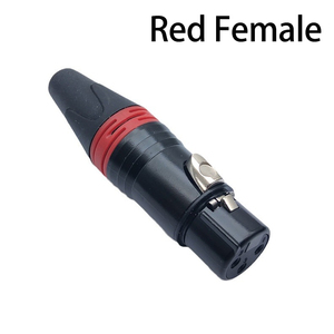 XLR 3Pin konektor kabel Audio hitam pria + wanita steker mikrofon mikrofon menghubungkan kabel XLR adaptor - Product Image 3