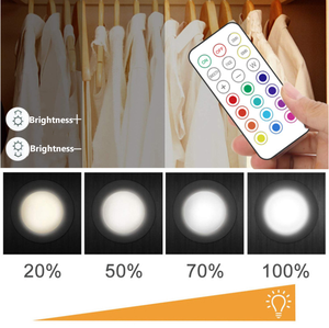 16-Color RGB <span class=keywords><strong>LED</strong></span> luce dell'armadio con telecomando Wireless sotto-armadio striscia di illuminazione per armadio da cucina - Product Image 4