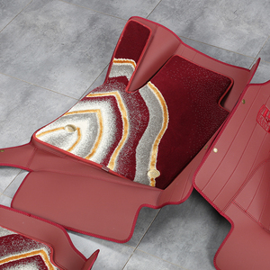 Alfombrilla de suelo interior de coche de cuero antiincrustante 3D Envolvente completa resistente al desgaste de alta calidad personalizada OEM ODM - Product Image 2