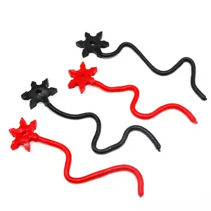 Soododo WJX-075 Custom Hot Sale Ninja Throwing Stars TPR Sticky Hand Soft Toys for Children Learning