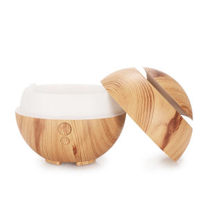 Mini humidificateur en forme de champignon JCSY-306, diffuseur d'arômes silencieux alimenté par USB, 180ml, pour la maison et le bureau, design en grain de bois - Product Image 3