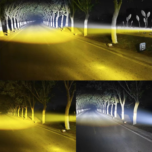 ไฟสปอร์ตไลท์ LED 3 เลนส์ คุณภาพสูง แบบวงแหวน RGB สองสี สำหรับมอเตอร์ไซค์ ไฟตัดหมอก กันน้ำ สำหรับรถยนต์ SUV ATV รุ่น MO-232 รับประกัน 2 ปี - Product Image 6