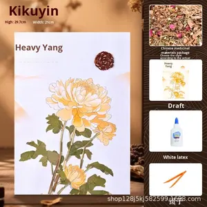 Materiales de collage para pintura aromática DIY con hierbas medicinales chinas para el Año Nuevo, Patrimonio Cultural Inmaterial, Salón de Año Nuevo - Product Image 6