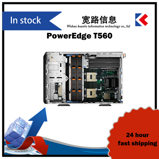 PowerEdge T560 5U Dual Socket Tower Server Max 1TB DDR5 ECC Memory PCIe Gen5 for Medium Enterprise Database Virtualization