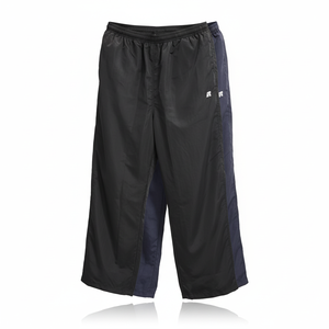 Pantalon de sport en microfibre personnalisé pour hommes grands et corpulents, pantalon noir taille L-T - Product Image 1
