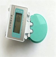 Anti-Tamper DN15 Smart Water Meter Stainless Steel Valve Control Prepaid IC Card Flow Meters for Residential Apartment Usage