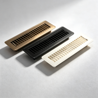 Grille d'aération en fer de haute qualité 2*12, épaisseur 0,6 mm, 0,335 kg, grille de sortie d'air à persiennes réglables