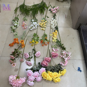 MILE Boule de fleurs de <span class=keywords><strong>gypsophile</strong></span> artificielle pour mariage, blanche, réaliste, faite à la main, toucher soie, pour centres de table - Product Image 5