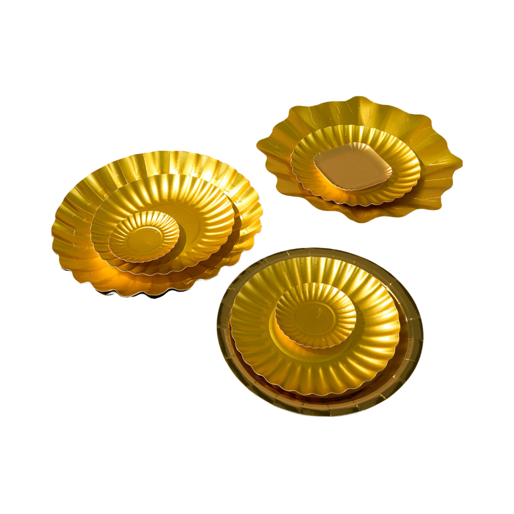 Wholesale Customized White Cardboard Paper Plate Thickened Cardboard Paper Bowl for Hotel Party