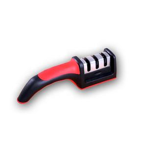 Vente en gros d'outils de cuisine intelligents personnalisés OEM <span class=keywords><strong>Aiguiseur</strong></span> de couteaux professionnel rapide en acier inoxydable antidérapant en 3 étapes - Product Image 1