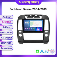Mekede MS 8-Core 8 + 128GB écran IPS lecteur DVD de voiture vidéo affichage monté sur véhicule pour Nissan Navara 2004 2010