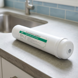 11" Reverse Osmosis In-line <b>Post</b> Cartridge PP Sediment Pre-Filter 5 Micron GAC Filtration Female 1/4"-18 Thread Car Outdoor Use - Product Image 3