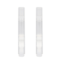 YHB H1-Z135A Applicateur à pointe pinceau en plastique de haute qualité 6ml, tube vide anti-fuite finition brillante/mate, couleur personnalisable