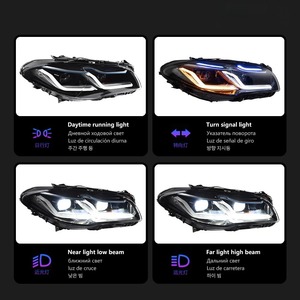 ไฟหน้า HETOP F10 รุ่นปี 2010-2017 อัพเกรด 5 Series รุ่นสองสี เหลืองและขาว อัพเกรดไฟหน้า LED DRL สำหรับ BMW - Product Image 4