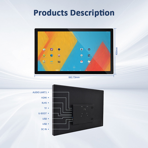 27 "32" thương mại lớp LCD hiển thị Android 10 máy tính bảng kỹ thuật số biển Máy nghe nhạc quảng cáo cửa hàng bán lẻ cửa sổ màn hình - Product Image 2