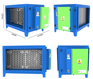 Filtres à graisse pour conduits de cuisine certifiés CE, filtres électrostatiques, filtres à <span class=keywords><strong>charbon</strong></span> actif pour fumée - Product Image 2