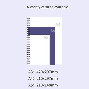 Album per Arte ad Acquerello in Carta Colorata di Polpa di Legno 1,1 kg Formati A3/<span class=keywords><strong>A4</strong></span> 30 Pagine Kilang Langsung - Product Image 4