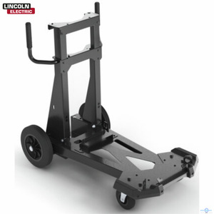 Chariot de soudage robuste Lincoln Electric K3059-4 avec poignées et 4 roues pour équipement de soudage métallique - Product Image 4