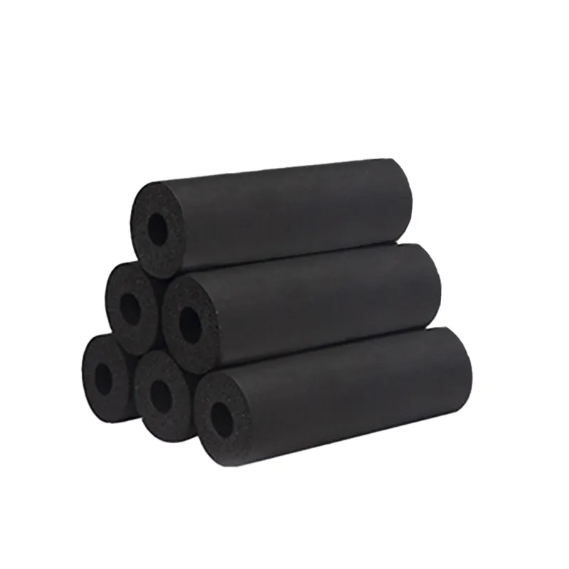 Manufacturers Direct Selling Black Rubber Central Pipe For Air-Conditioner Foam Tube Heat Thermal Insulation Sponge