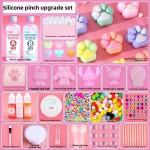 DIY Set of Silicone Pinch Mold and Decompression Cat Claw Handmade <b>Toys</b> for Girls for Pinch and Squeeze Fun! - Product Image 4
