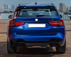 G01 aggiornamento X3M diffusore posteriore con tubo serie <span class=keywords><strong>X3</strong></span> nero lucido per <span class=keywords><strong>BMW</strong></span> - Product Image 3