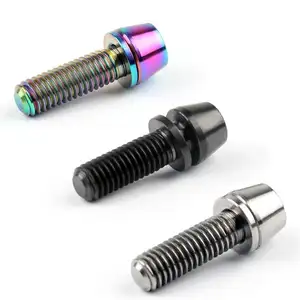 Fábrica Atacado Titanium Tapered Head Screw M6 para bicicleta