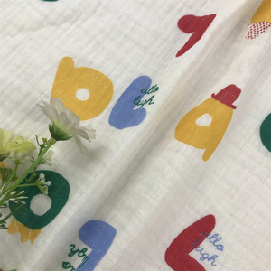 100 Màu Sắc 99% Polyester + 1% Dẫn Điện Filament Dệt Gạc Đôi Muslin Vải Co Kháng 120 GSM Chất Lượng Tốt Đồng Bằng - Product Image 3