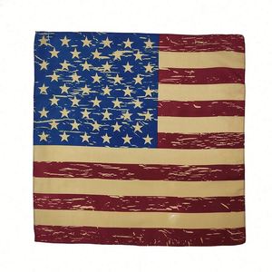 Pañuelo para la Cabeza con Bandera de Canadá y la Caribe, Estilo Vaquero, de Algodón, Personalizado, Popular - Product Image 4