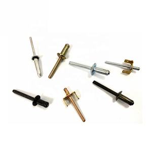 Rivets aveugles à tête ronde peints en couleur, rivets aveugles à tête ouverte, anodisés noirs, type lanterne - Product Image 3