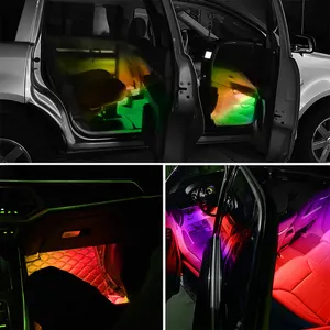 汽车内部光纤防水发光二极管引导环境照明发光二极管O彩色地板发光二极管汽车内饰灯