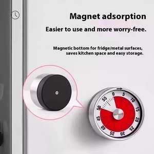 ビジュアルキッチンデジタルステンレススチールストップウォッチ目覚まし時計防水デザイン子供の学習スクエア形状タイマー - Product Image 3