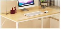 AILICHEN Table de bureau de direction de haute qualité design utilisé bureau d'ordinateur en acier avec dessus en bois